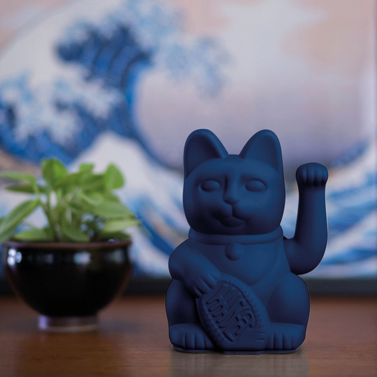 동키프로덕트(DONKEY PRODUCTS) 럭키캣 다크블루 15cm