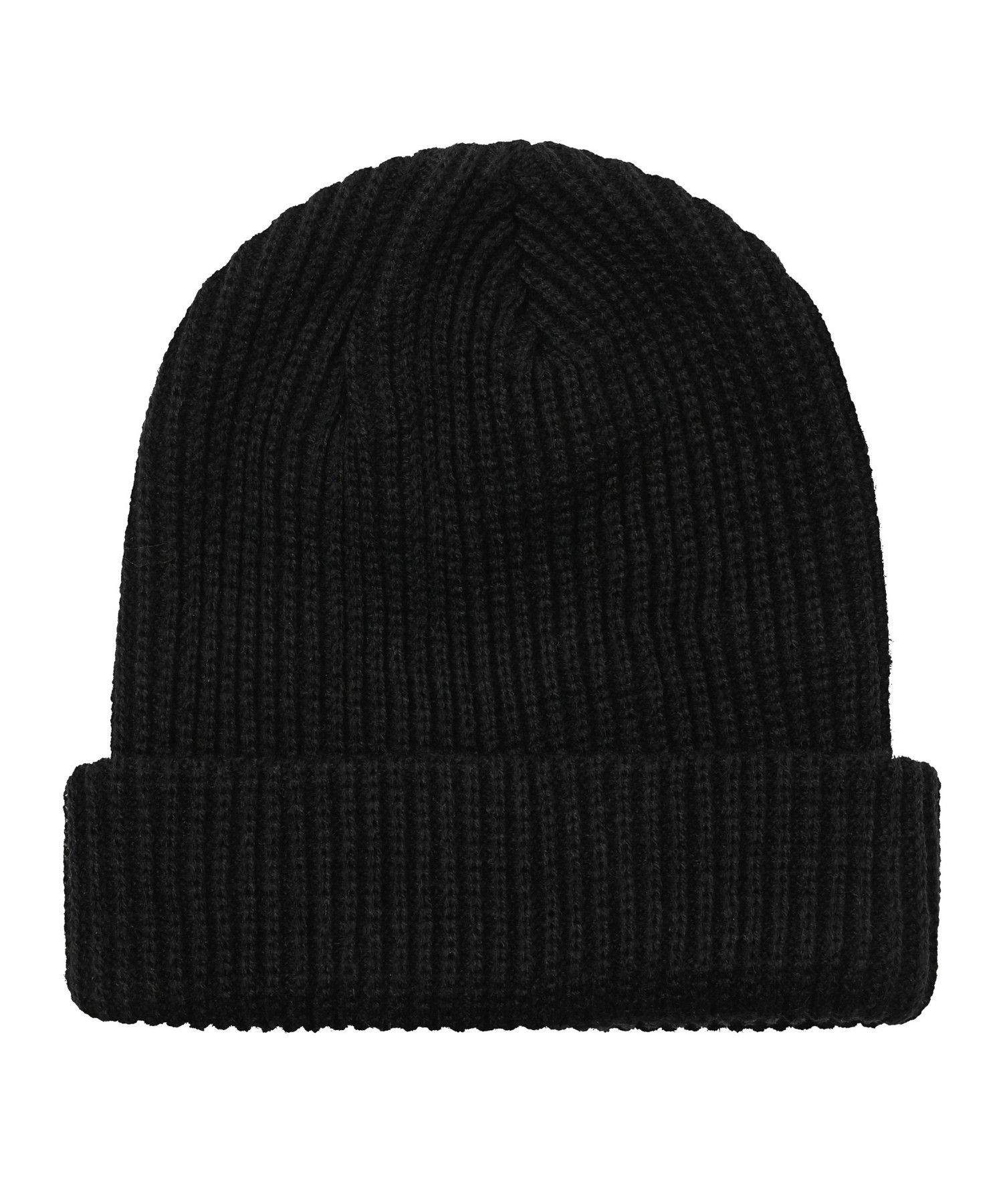 新品未使用 CLANE SOFT KNIT BEANIE ブラック OVERRIDE KNIT PUWA LOGO SHORT BEANIE | 57cm～59cm(98) BLACK