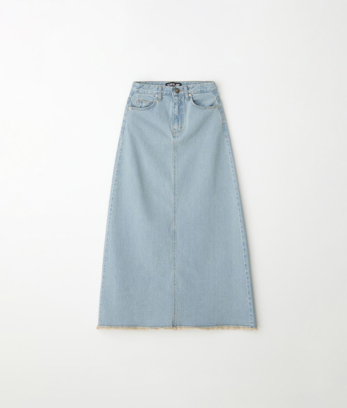 에씰미(ESEELMI) LONG DENIM SKIRT