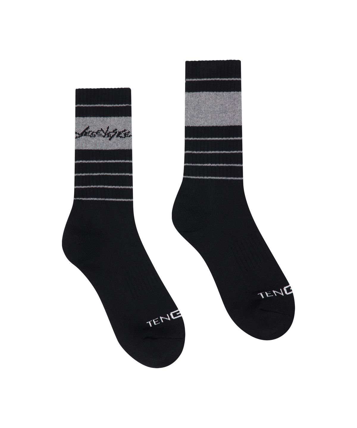 예스아이씨(YESEYESEE) Tenga x Y.E.S Stripe Socks (2pack) Multi