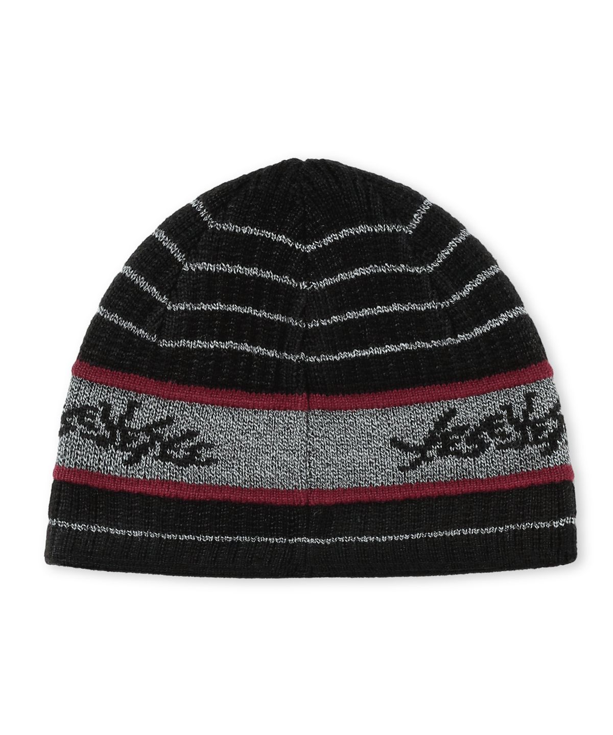 예스아이씨(YESEYESEE) Tenga x Y.E.S Stripe Knit Beanie Black
