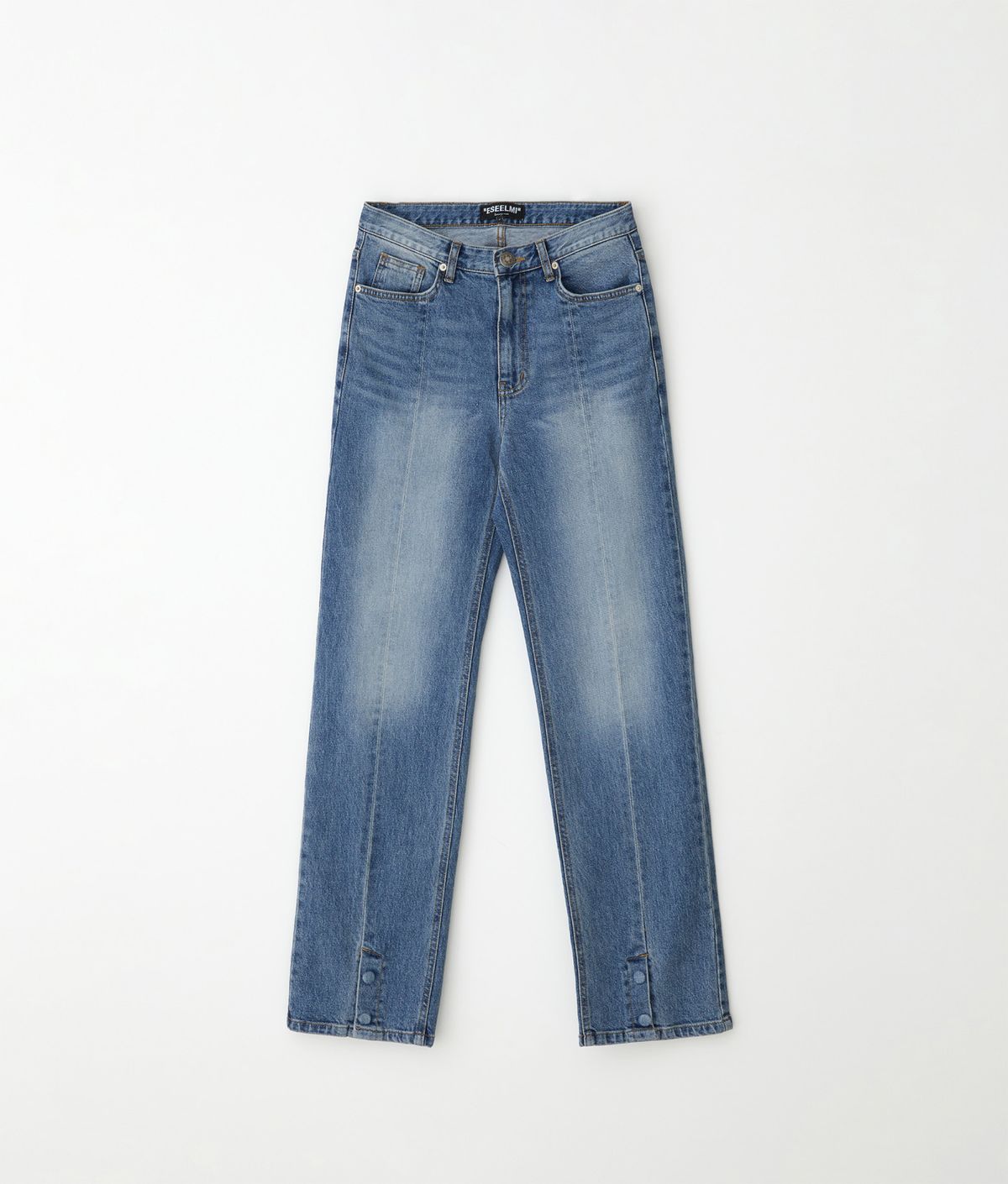 에씰미(ESEELMI) ESEELMI SLIT DENIM PANTS