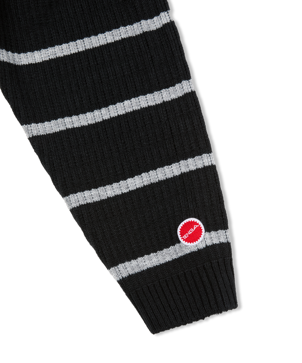 예스아이씨(YESEYESEE) Tenga x Y.E.S Stripe Knit Pullover Black