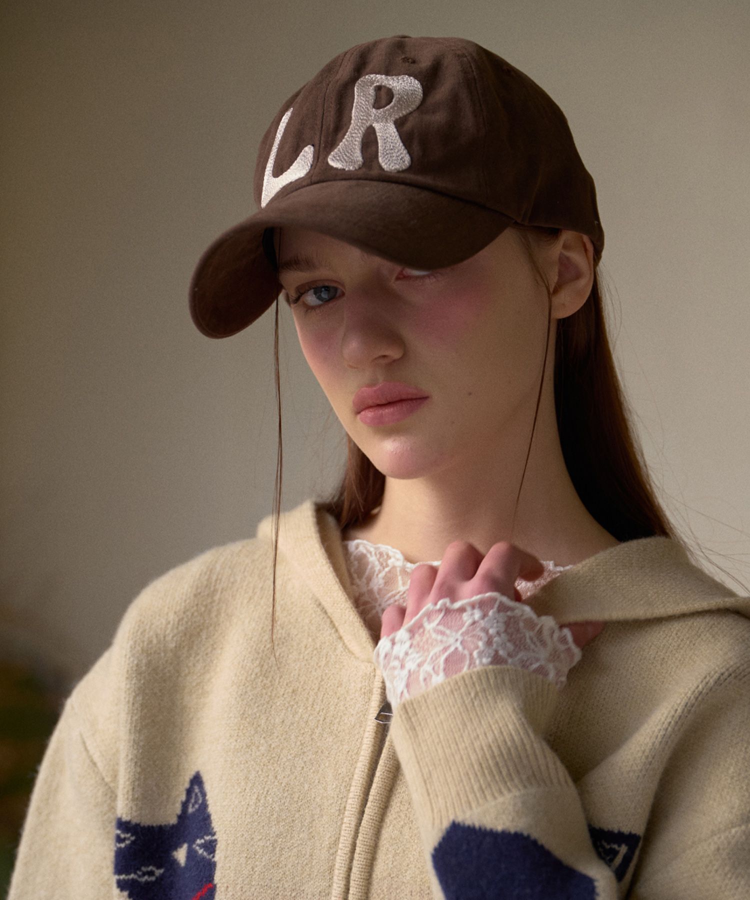 【韓国 leterie】LR VINTAGE LOGO CAP MUSINSA | LETERIE LR VINTAGE LOGO CAP_BROWN