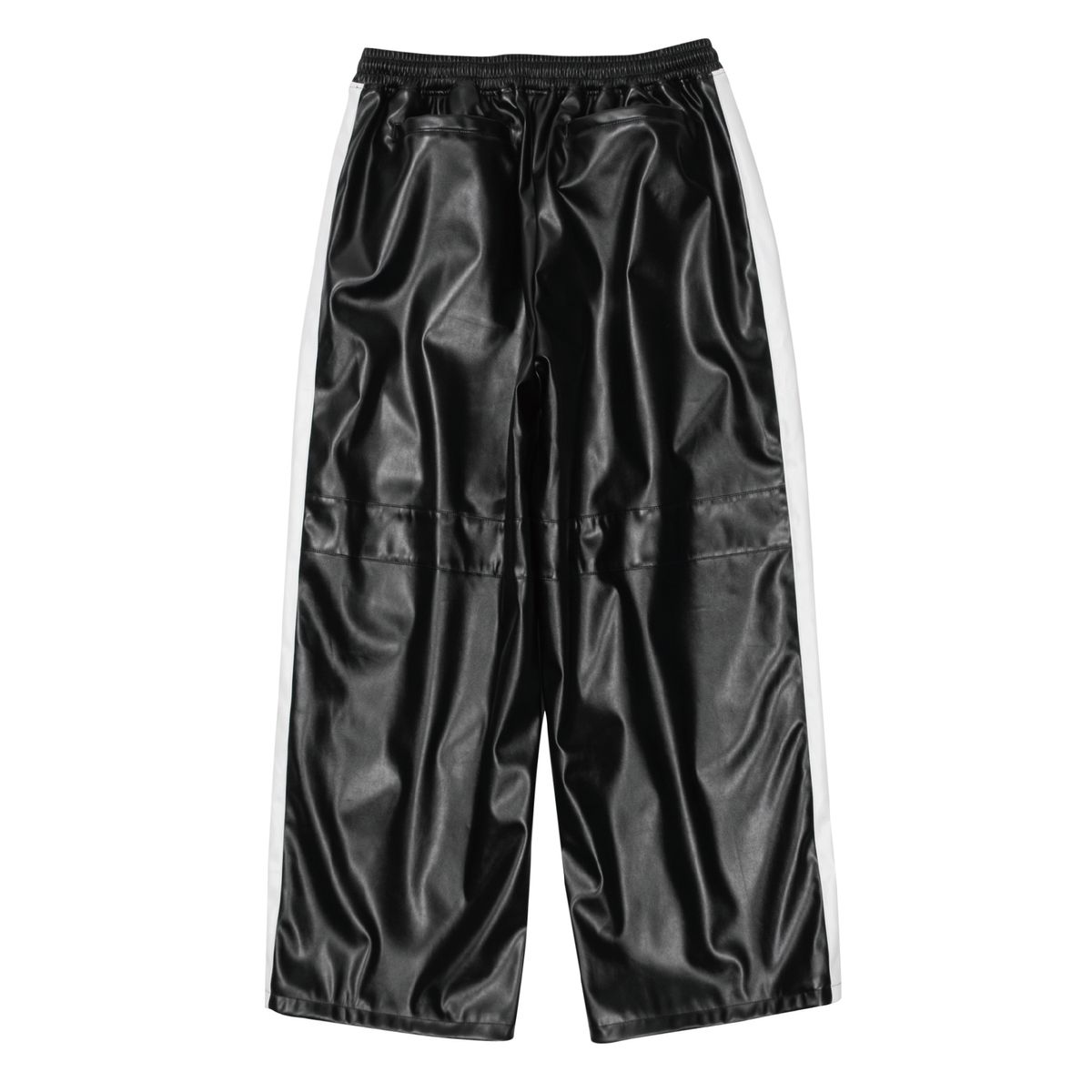 현피트(HYUNFIT) PU LEATHER TRACK PANTS