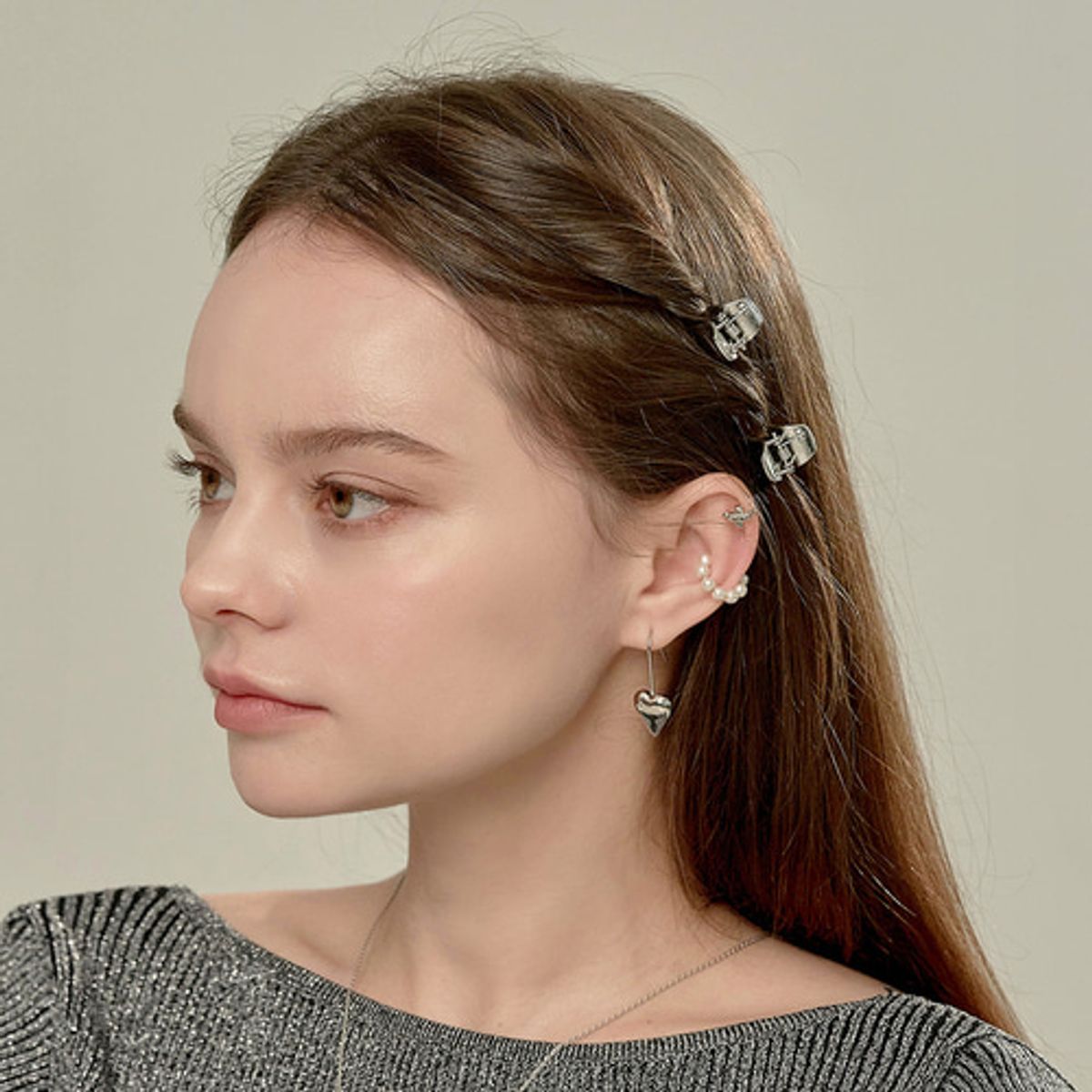 베스티(BESTY) 그레이스 펄 이어커프 (Grace Pearl Earcuff)