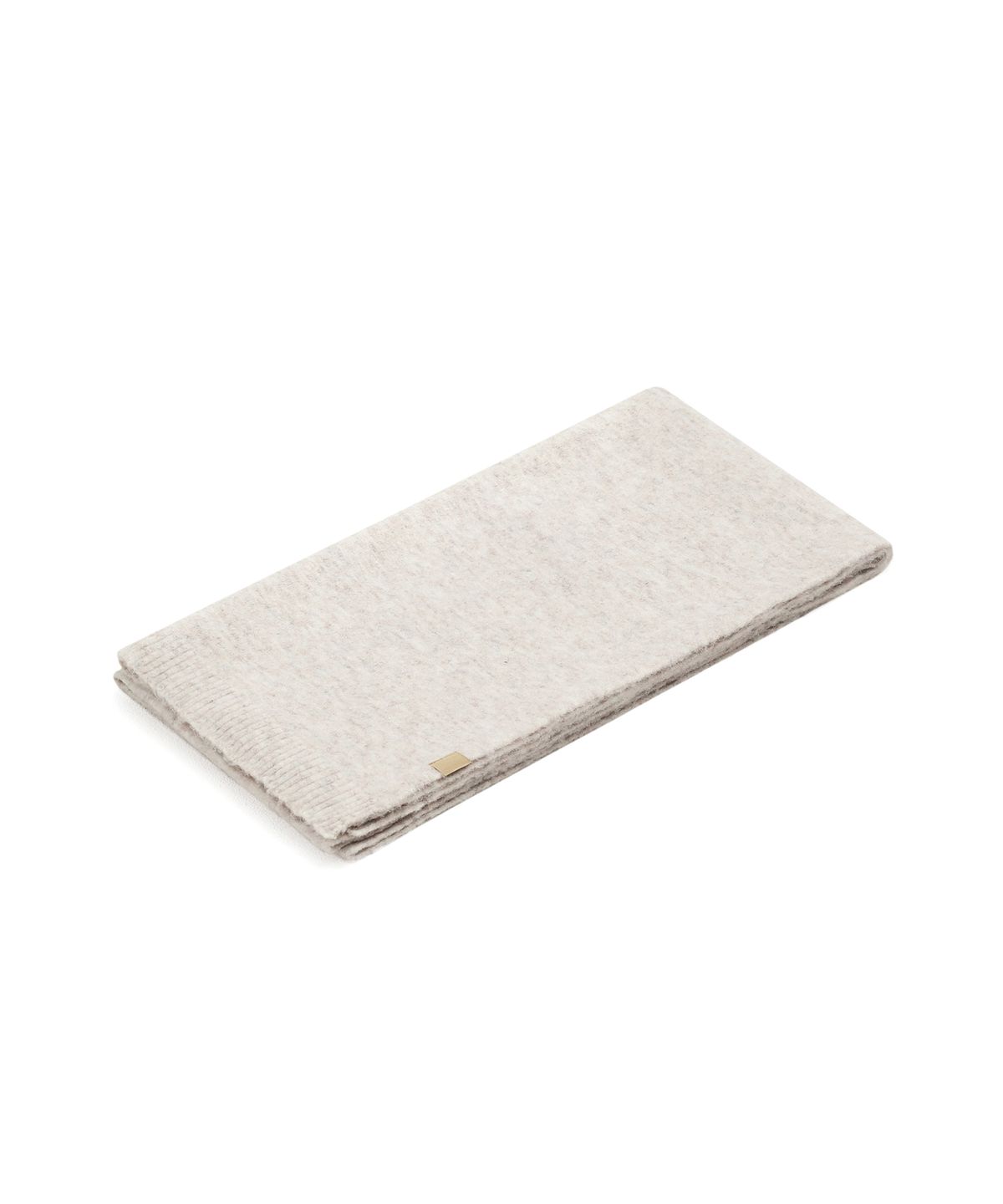 벨지(VELSEY) 울 블렌디드 니티드 머플러 오트밀