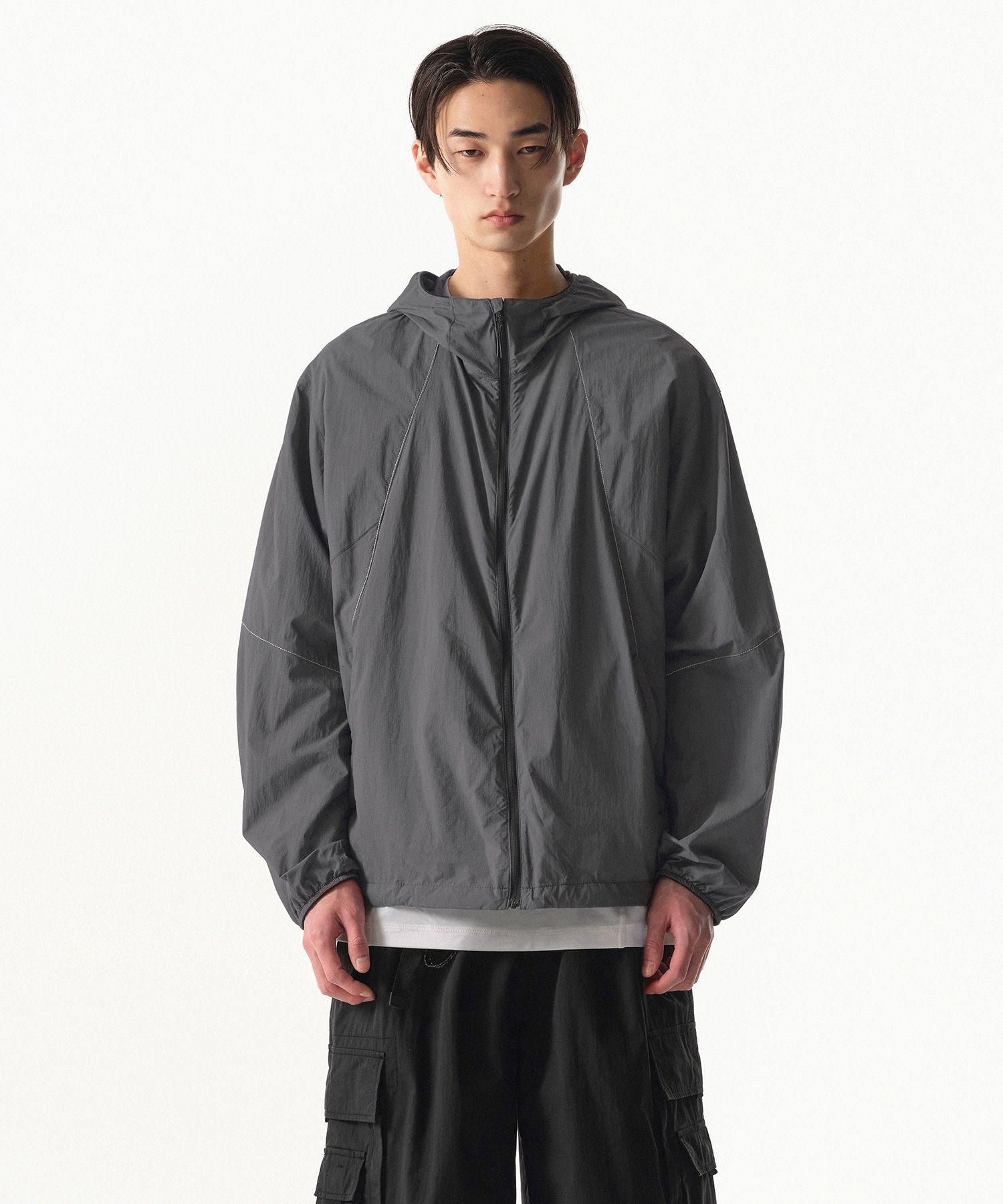 SANSANGEA WINDBLOCK JACKET : GREYsansangear WINDBLOCK JACKET GREY