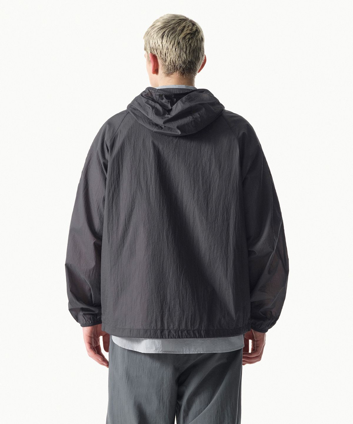 무신사 스탠다드(MUSINSA STANDARD) [시티 레저] 라이트웨이트 패커블 윈드브레이커 재킷 2 [그레이]