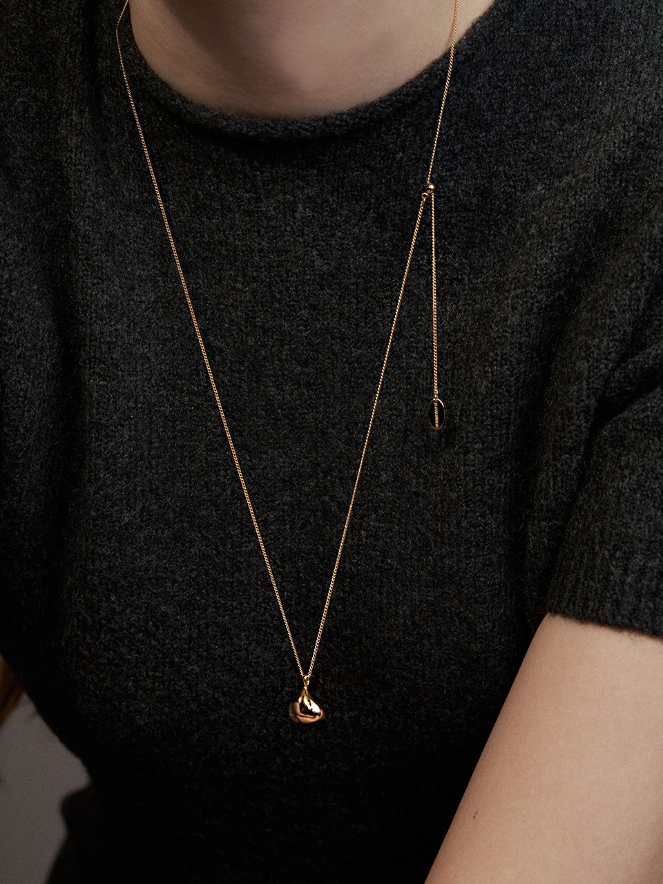 【Hei】kisses pendant long necklace〜ロングネックレス#韓国発 Hei kisses pendant long necklace (Hei/ネックレス・ペンダント