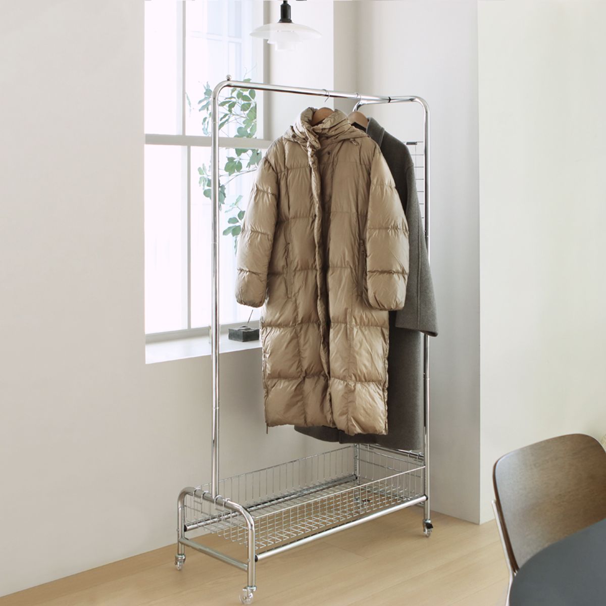 하우스플랜(HOUSEPLAN) 하우스플랜온 미드센추리 트롤리 행거 2sizes