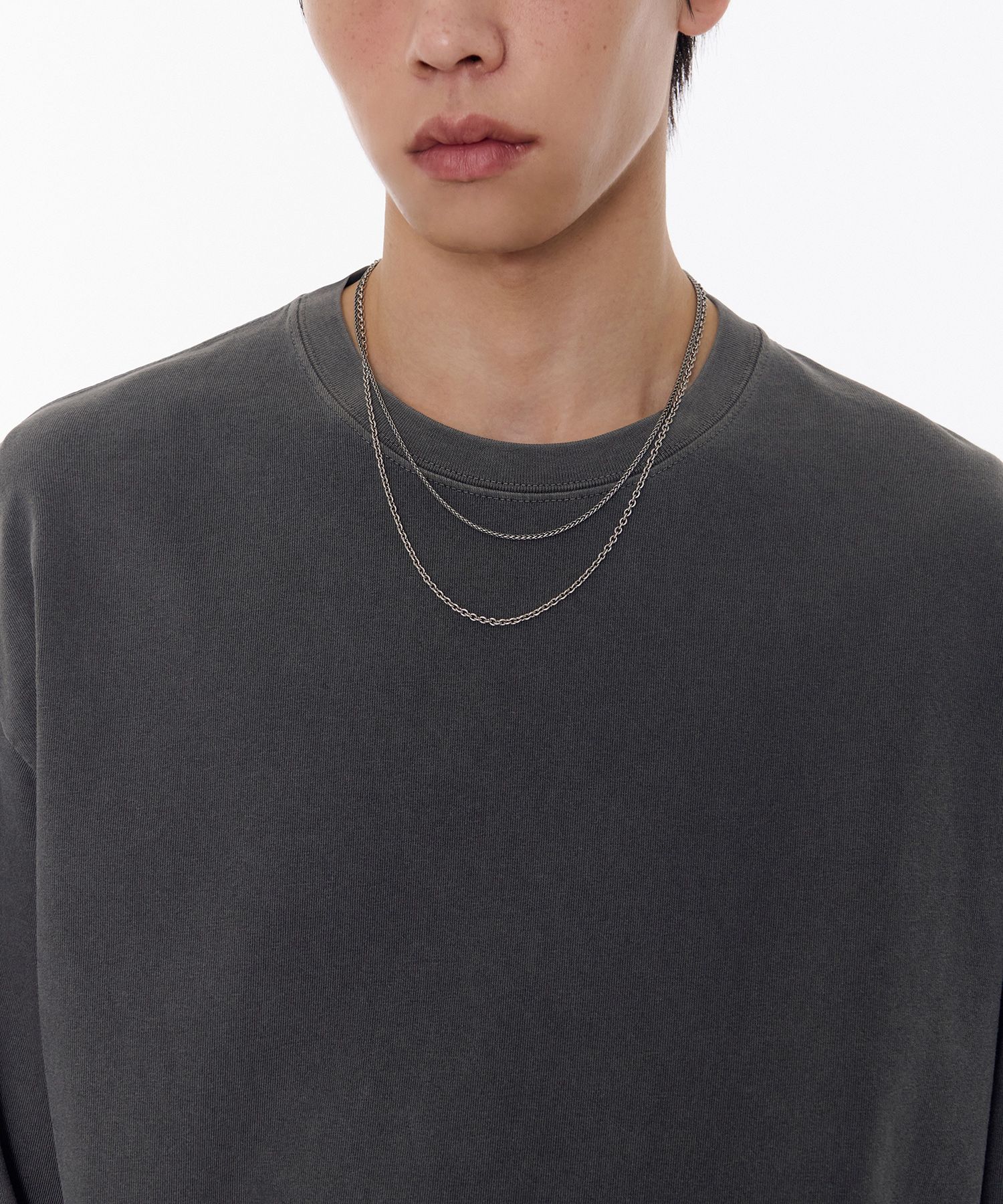 ★MUSINSA STANDARD★ Relaxed Cotton Tencel Pigment Shirt Nav MUSINSA | MUSINSA STANDARD Pigment Relaxed Crew Neck Long