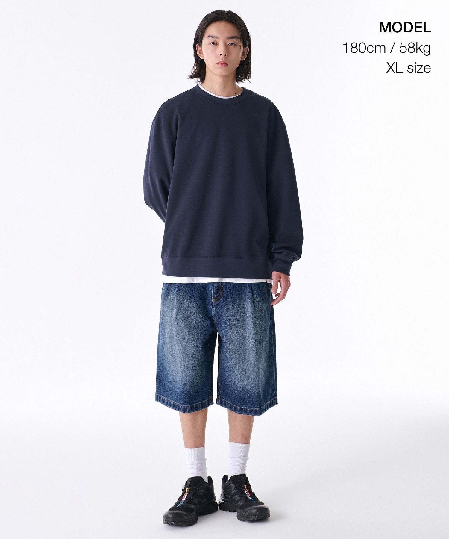 ★MUSINSA STANDARD★ Relaxed pigment shirt navy MMDSH501-NA MUSINSA | MUSINSA STANDARD Relaxed Pigment Shirt [Navy]