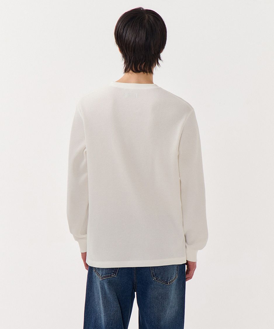 Tシャツ・カットソー *MUSINSA STANDARD* Waffle Basic Crew Neck Long Sleeve T-Shir MUSINSA | MUSINSA STANDARD Waffle Basic Crew Neck Long