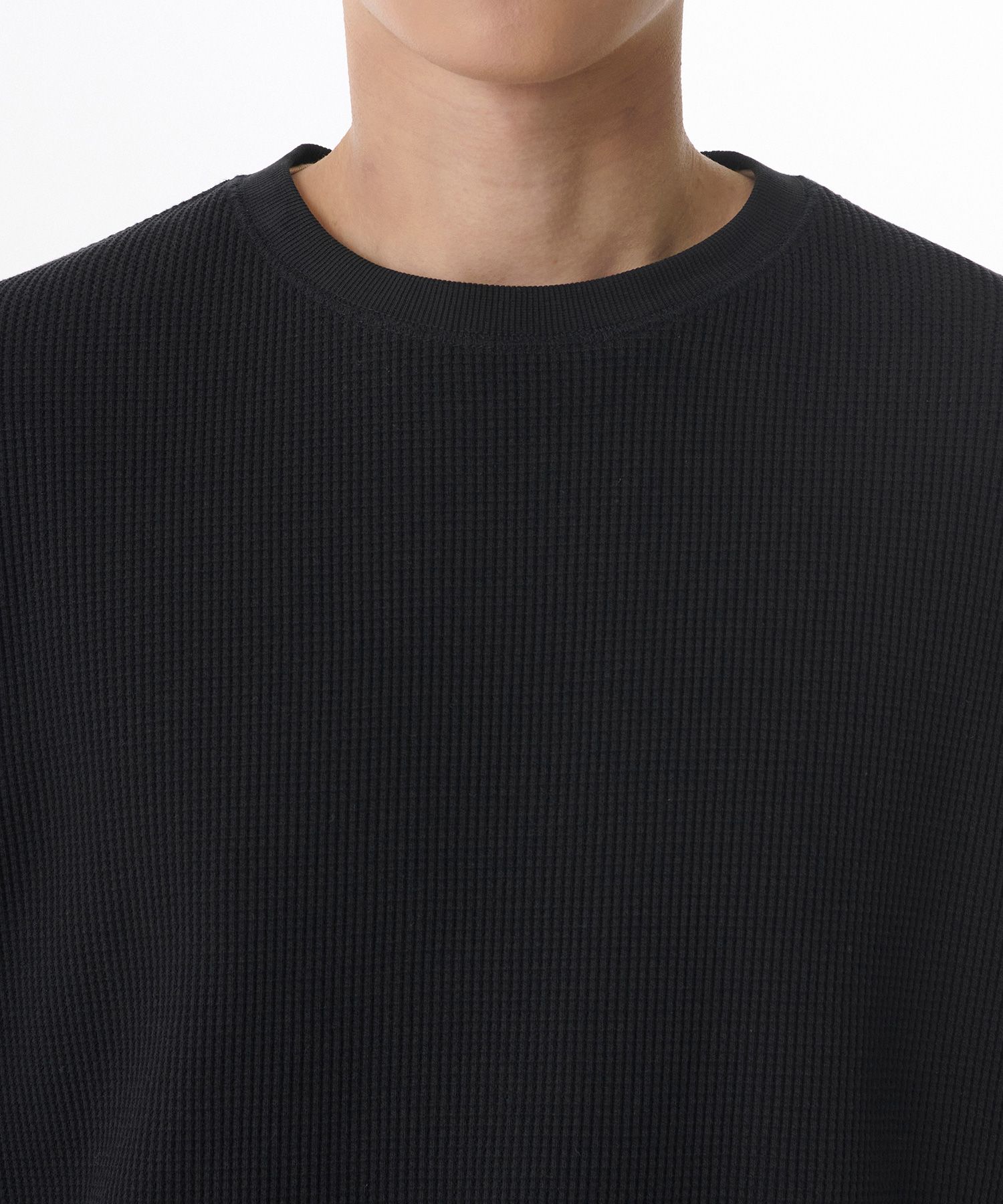 Tシャツ・カットソー *MUSINSA STANDARD* Waffle Relaxed Crew Neck Long Sleeve T-Sh MUSINSA | MUSINSA STANDARD Waffle Relaxed Crew Neck Long
