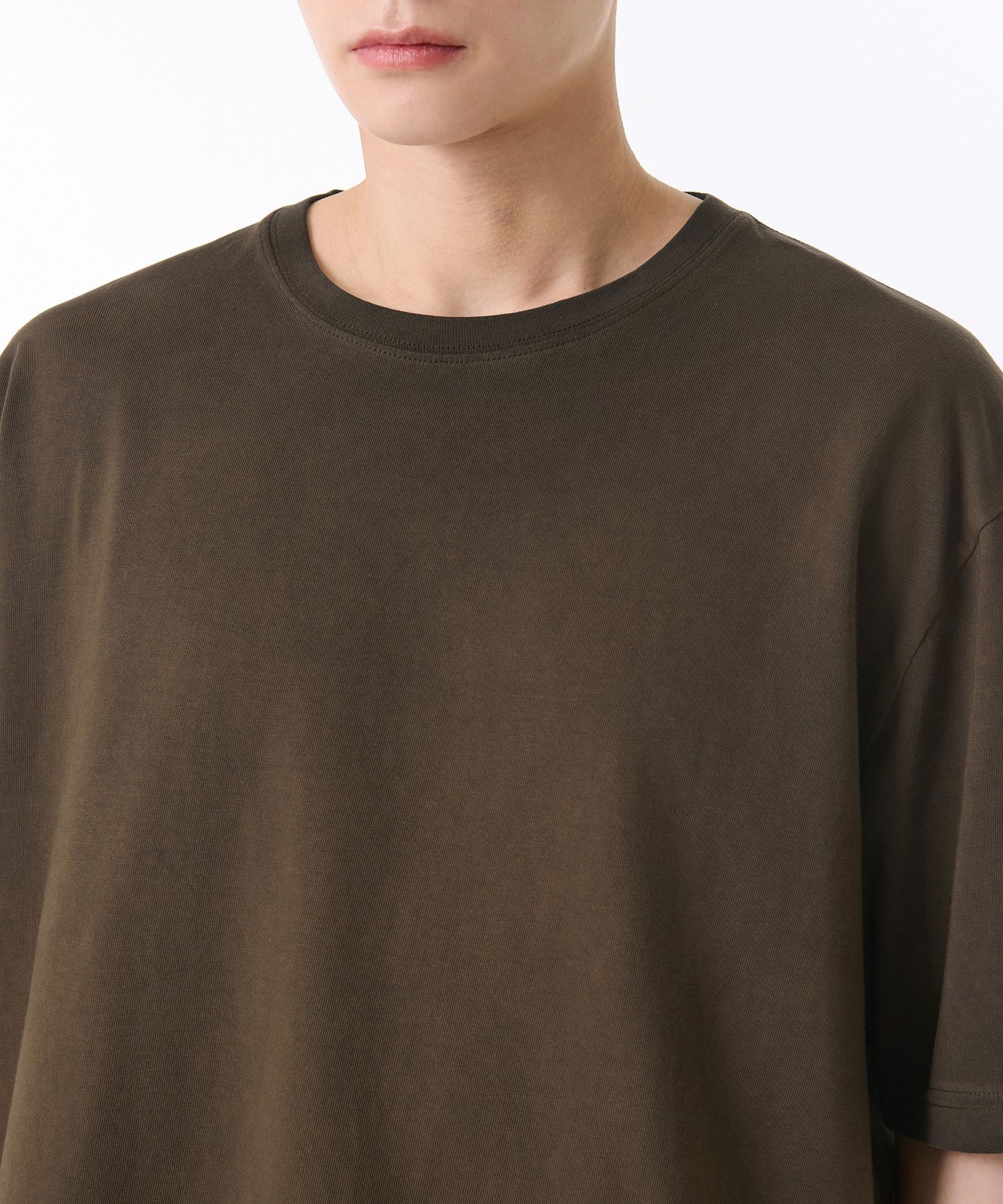 MUSINSA | MUSINSA STANDARD Luna Dying Relaxed Crew Neck T