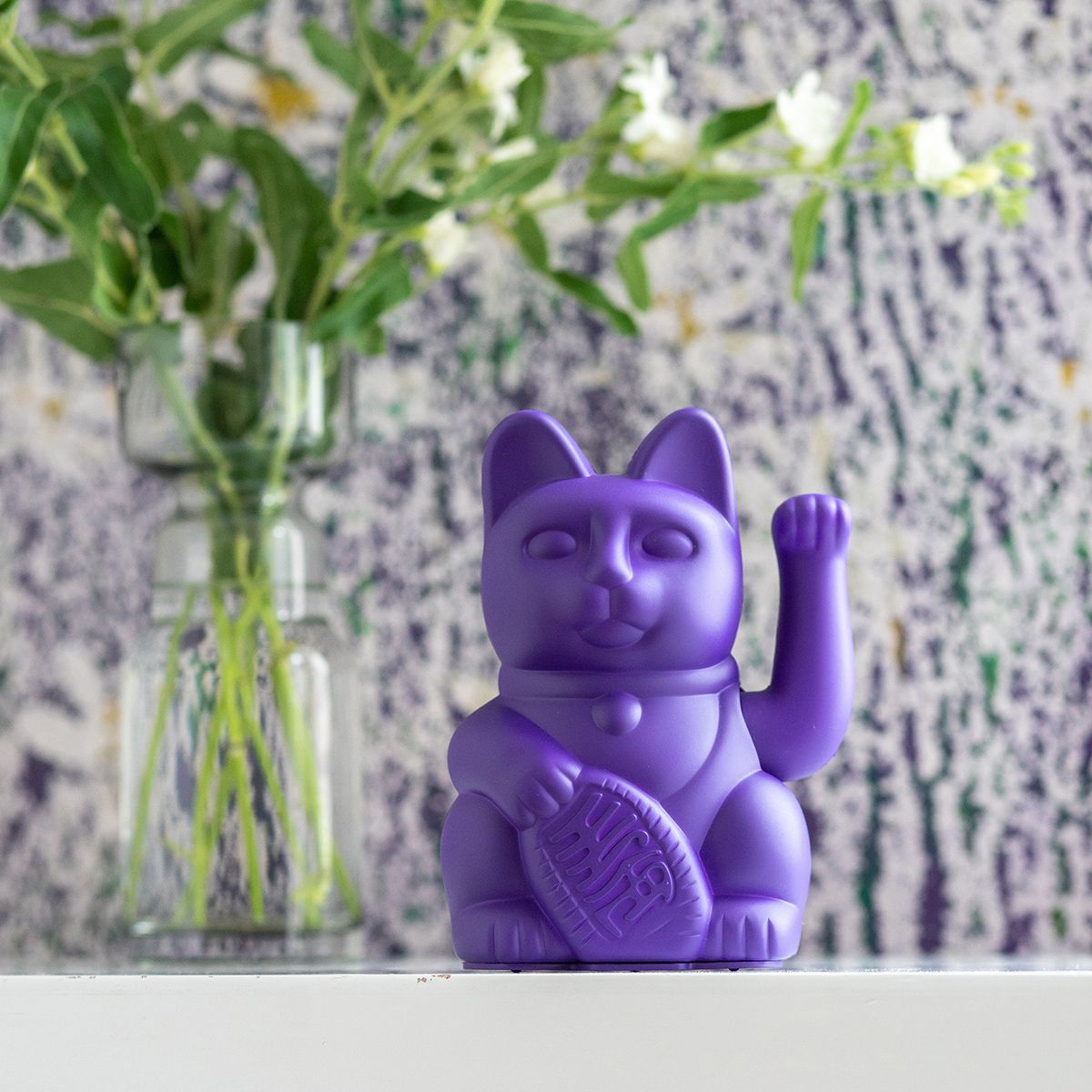 동키프로덕트(DONKEY PRODUCTS) 럭키캣 바이올렛 15cm
