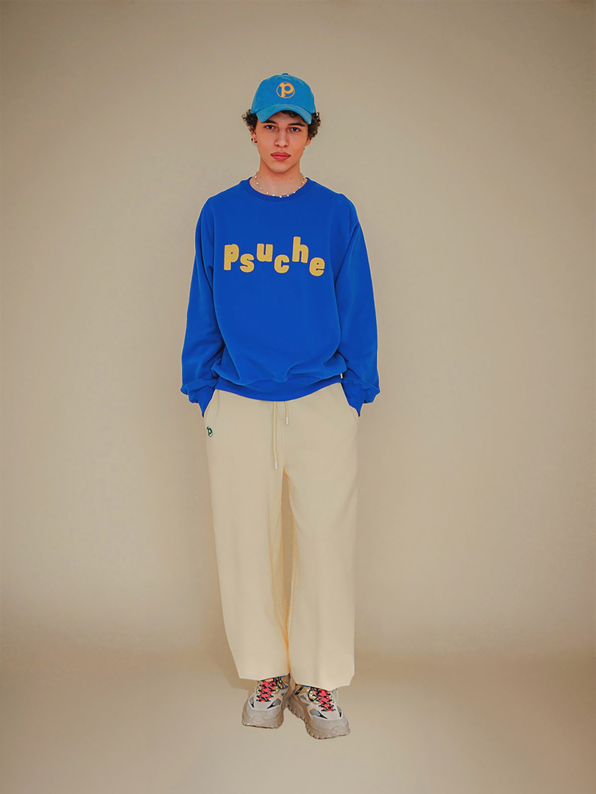 프쉬케(PSUCHE) 2WAY OVERFIT SWEATPANTS_BUTTER YELLOW