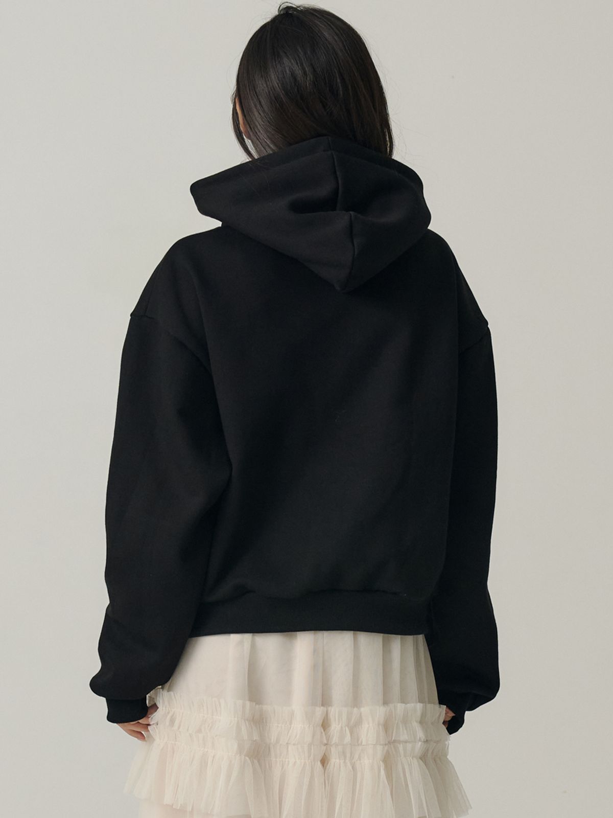 쏘리, 투 머치 러브(SORRY, TOO MUCH LOVE) Keep Pocket Hoodie Sweetshirt_Black