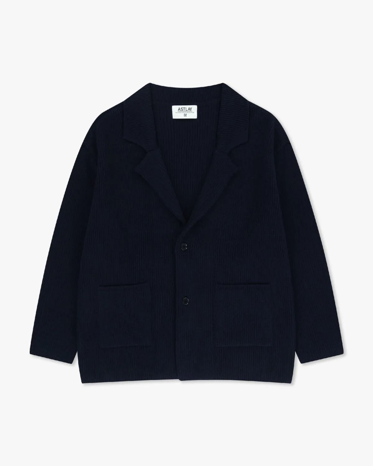 아스트레이(ASTLAY) IRIS Knit Blazer (Navy)