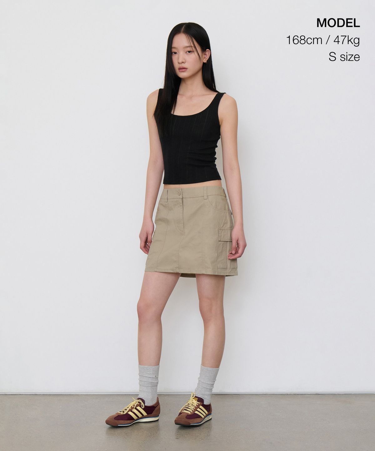무신사 스탠다드 우먼(MUSINSA STANDARD WOMAN) 우먼즈 포인텔 탱크 탑 [블랙]