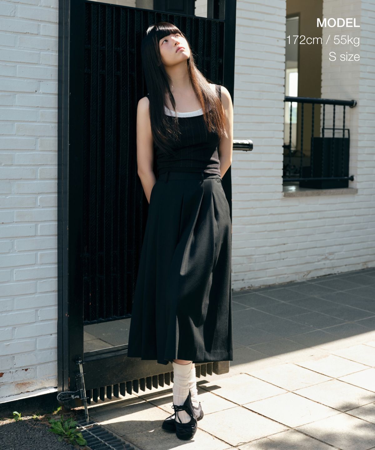 무신사 스탠다드 우먼(MUSINSA STANDARD WOMAN) 우먼즈 포인텔 탱크 탑 [블랙]