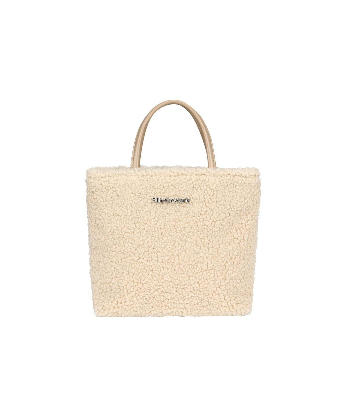 필인더블랭크(FILLINTHEBLANK) Sunday Tote Bag (furry)(beige)