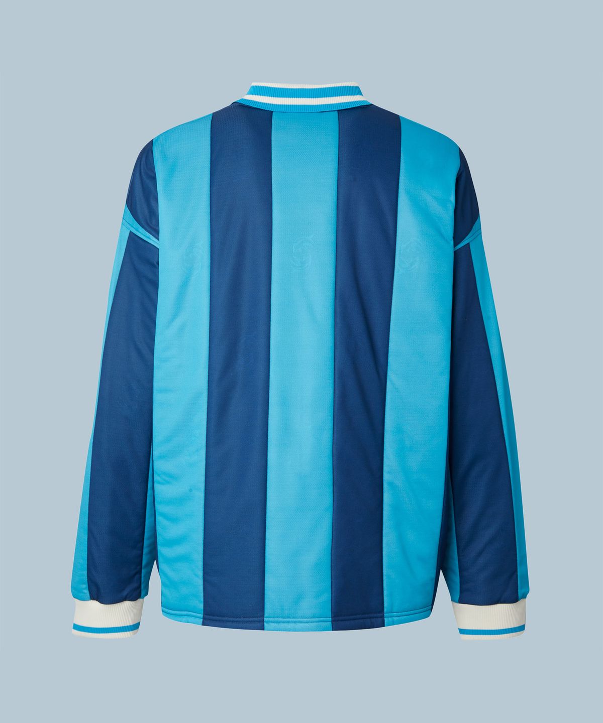 리복(REEBOK) Reebok X BOTTER Padded Longsleeve Polo - 블루 / RMGC002C99JER0014049