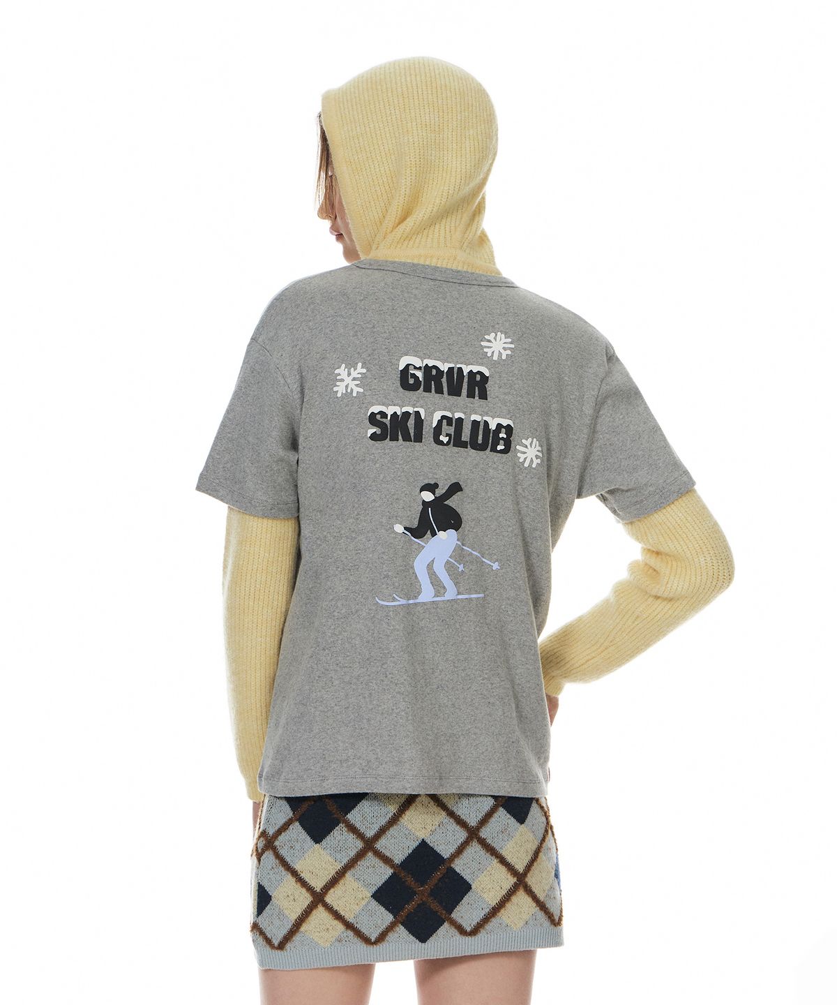그로브(GROVE) SKI GRAPHIC T-SHIRT (4COLOR)