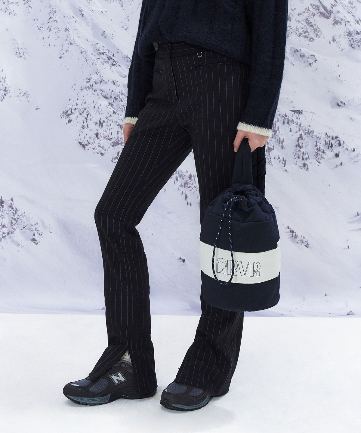 그로브(GROVE) SLASH STRETCHY PANTS (2COLOR)