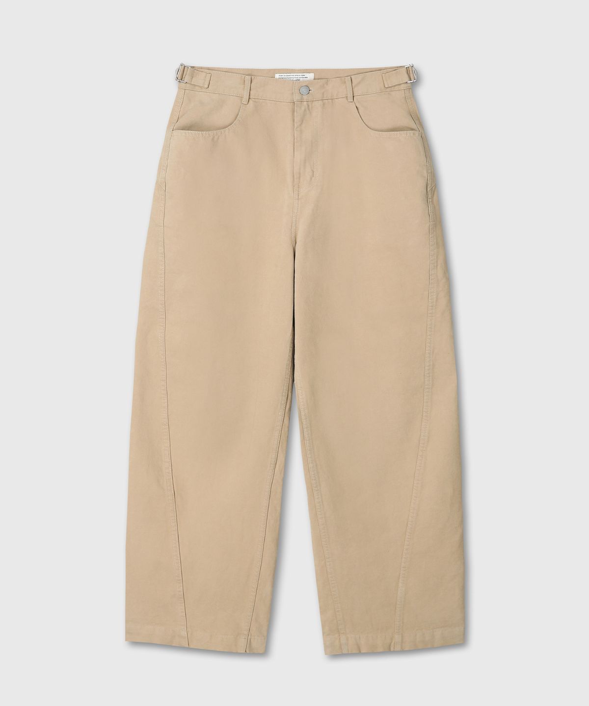 다이브인(DIVEIN) WASHED CURVED CHINO PANTS (BEIGE)
