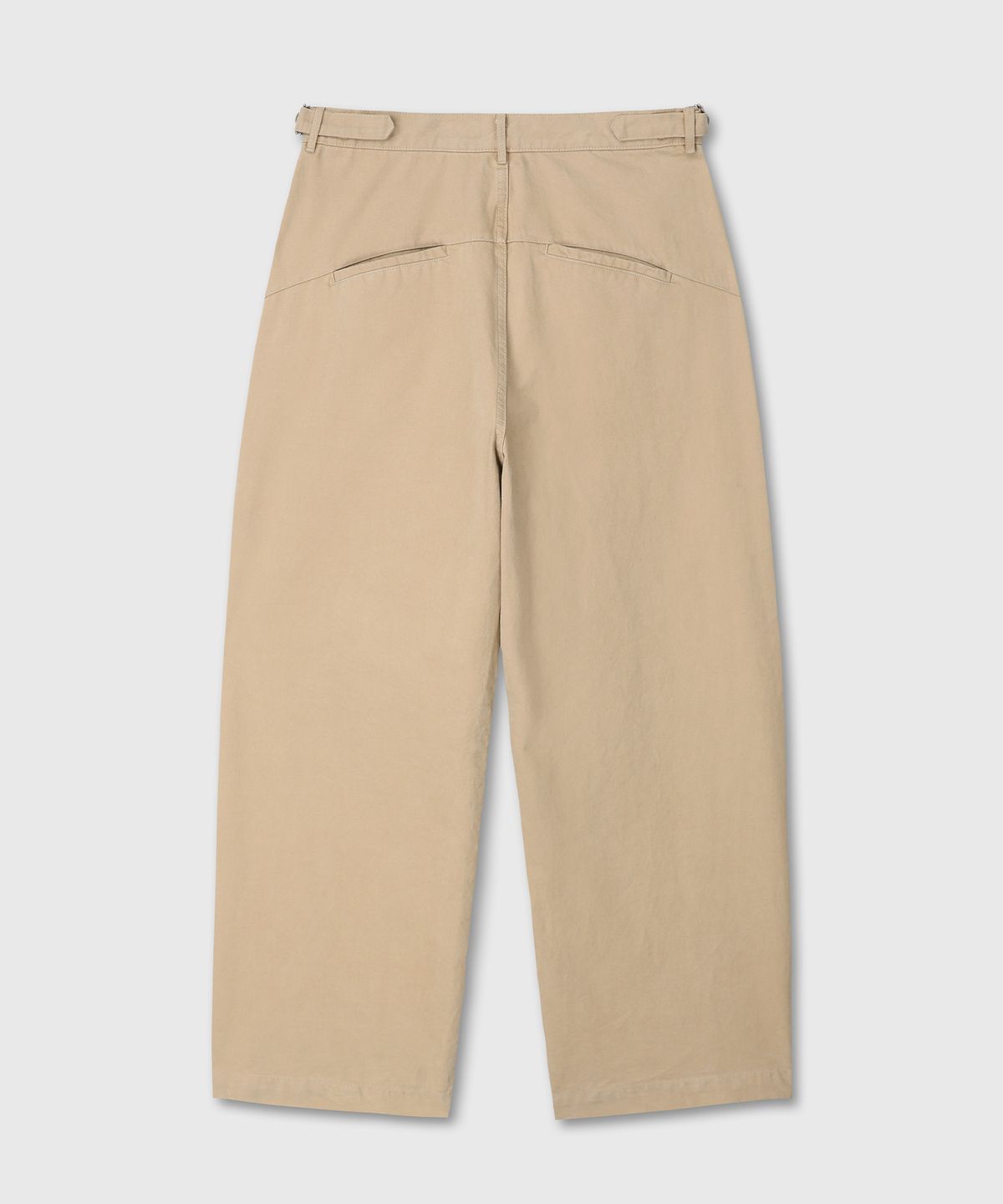 다이브인(DIVEIN) WASHED CURVED CHINO PANTS (BEIGE)
