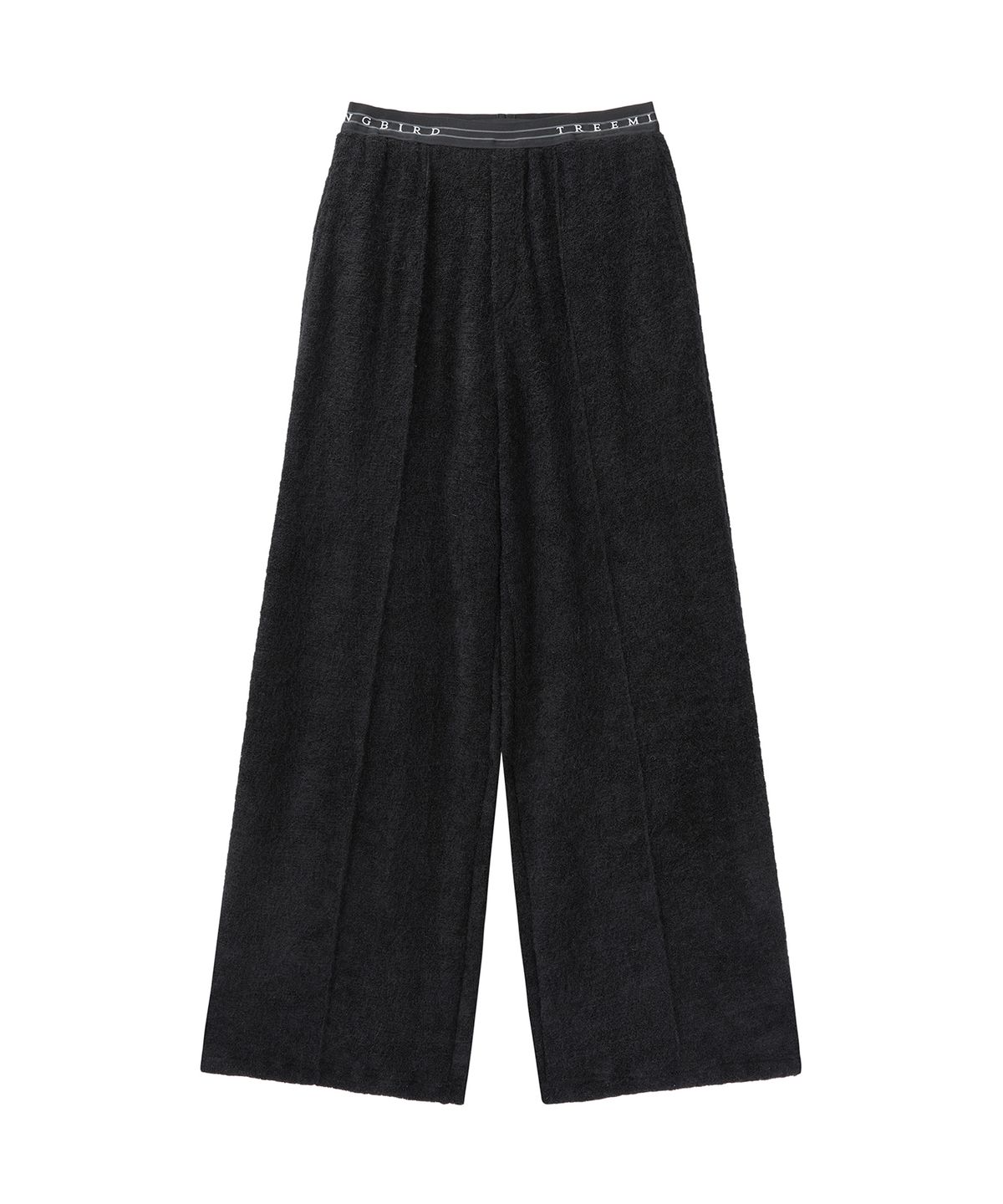 트리밍버드(TREEMINGBIRD) Banding Terry Pants [ Black ]