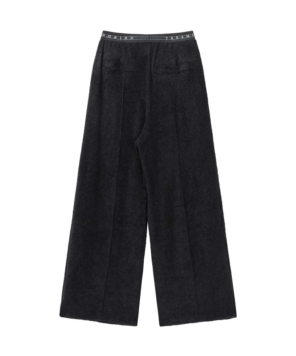 트리밍버드(TREEMINGBIRD) Banding Terry Pants [ Black ]