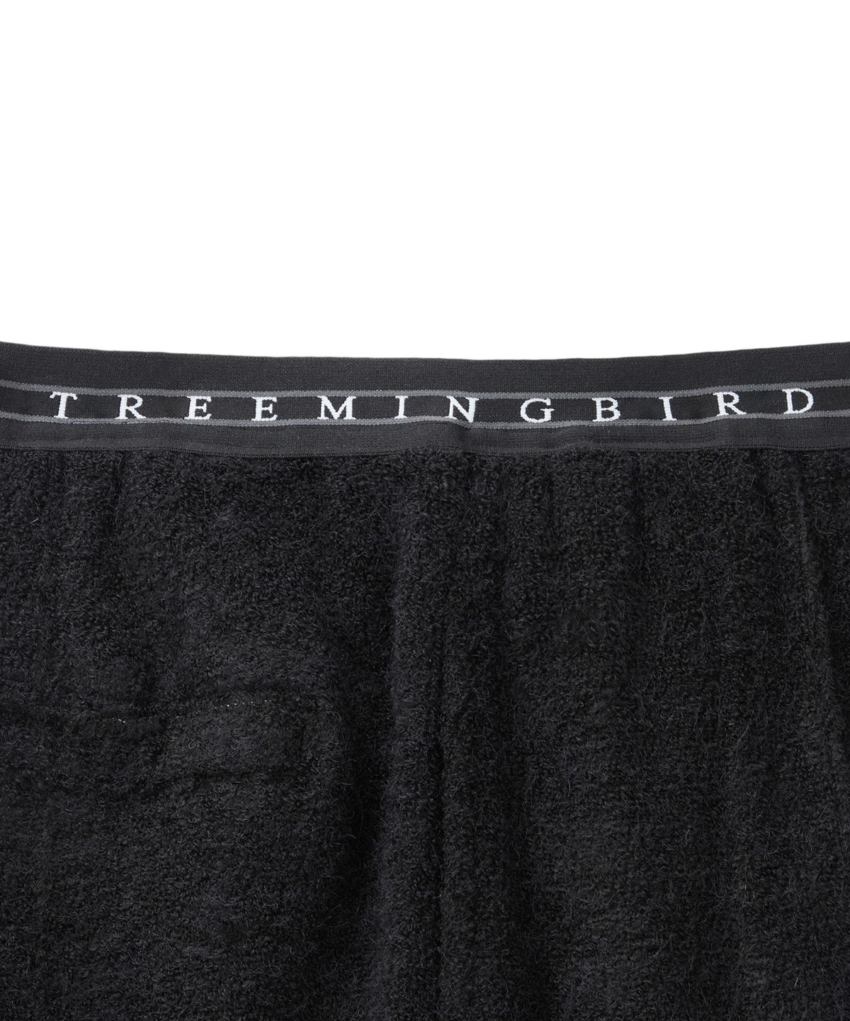 트리밍버드(TREEMINGBIRD) Banding Terry Pants [ Black ]