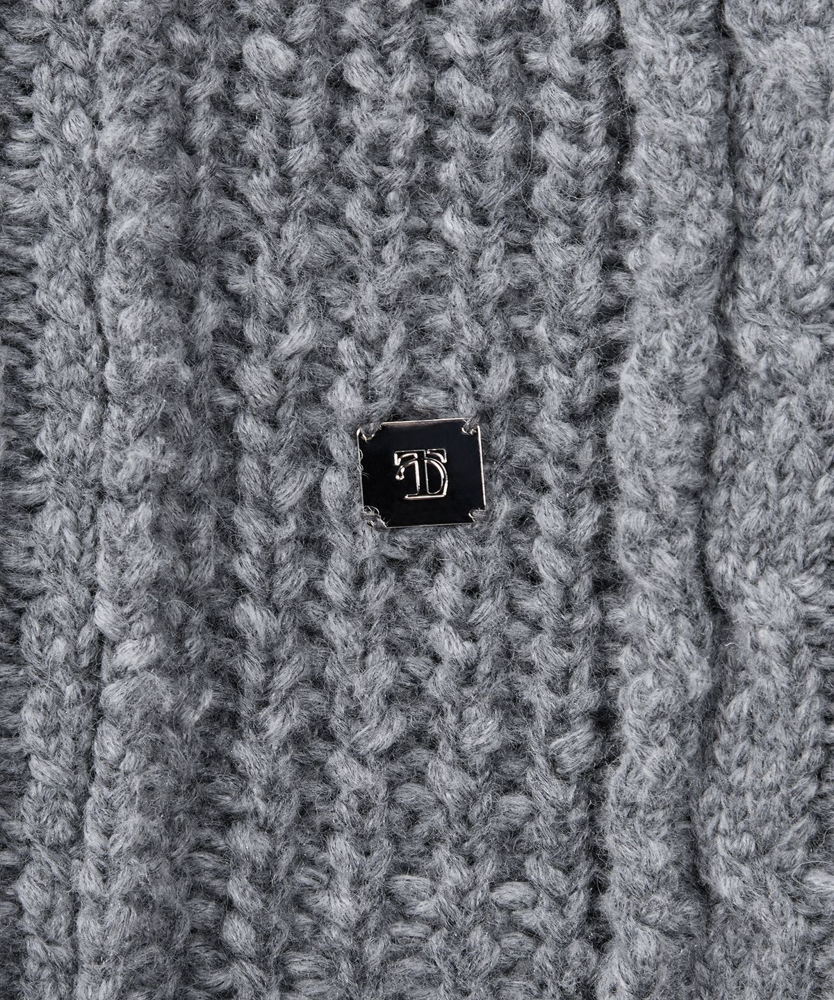 트리밍버드(TREEMINGBIRD) Wool Damage Tassel Knit Set-Up Pullover [ Gray ]