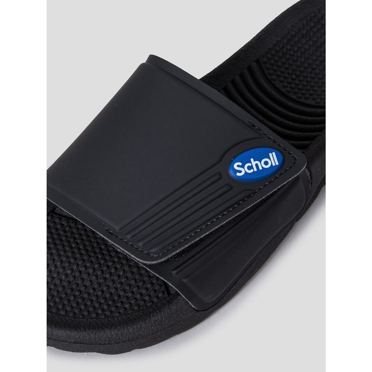 숄(SCHOLL) (UNISEX) EVA 원스트랩 샌들  블랙 (HH44K3F115)