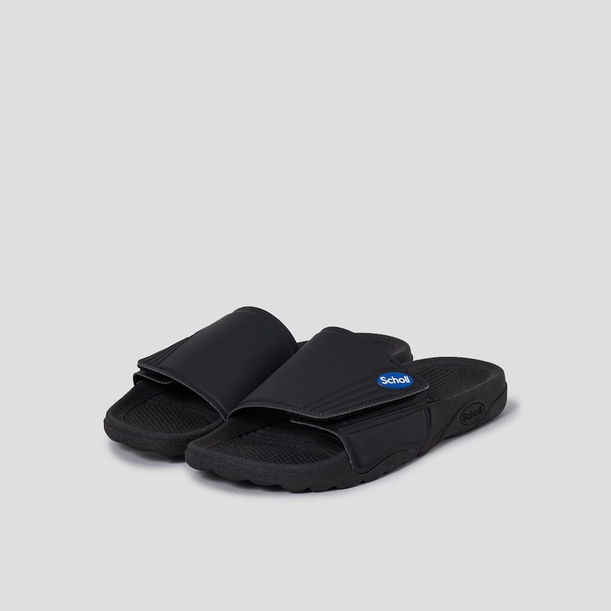 숄(SCHOLL) (UNISEX) EVA 원스트랩 샌들  블랙 (HH44K3F115)