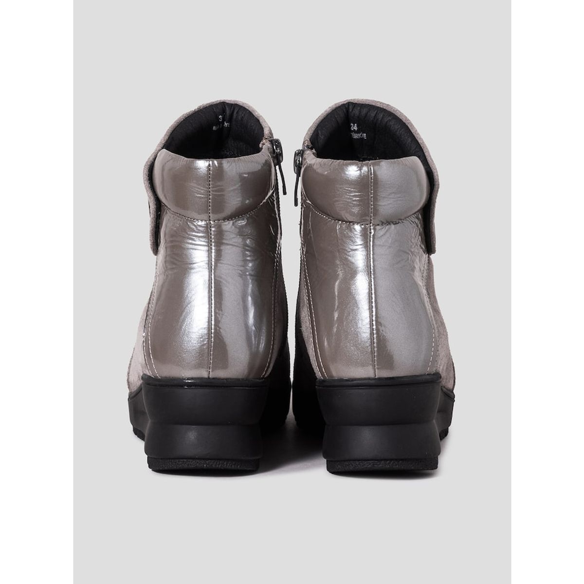 숄(SCHOLL) (WOMEN) 앵클 레더 부츠  브라운 (HH49K2T17D)