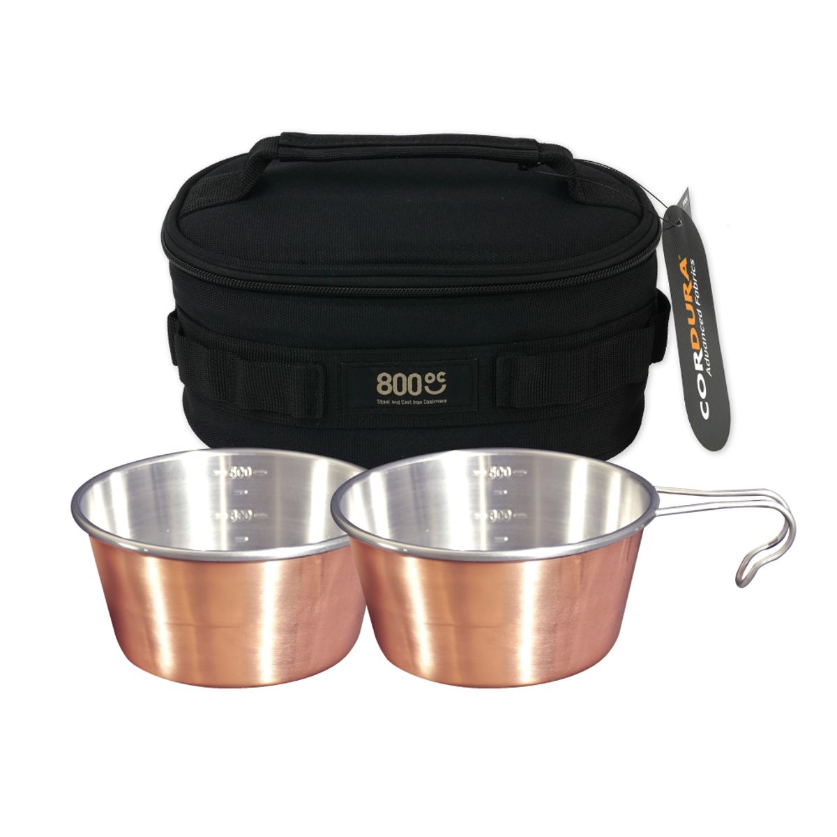 800도씨(800DOSSI) 스태닝 시에라컵 600ml  가방포함 세트