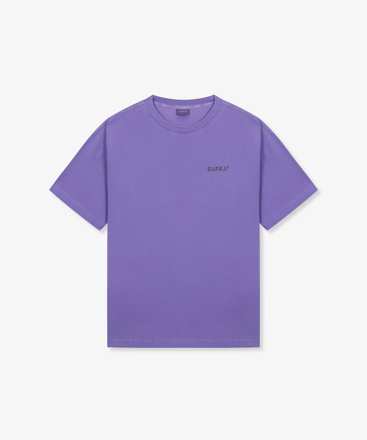 수프라(SUPRA) 가먼트 다잉 크라운 스프레이 반팔 티셔츠(PURPLE)