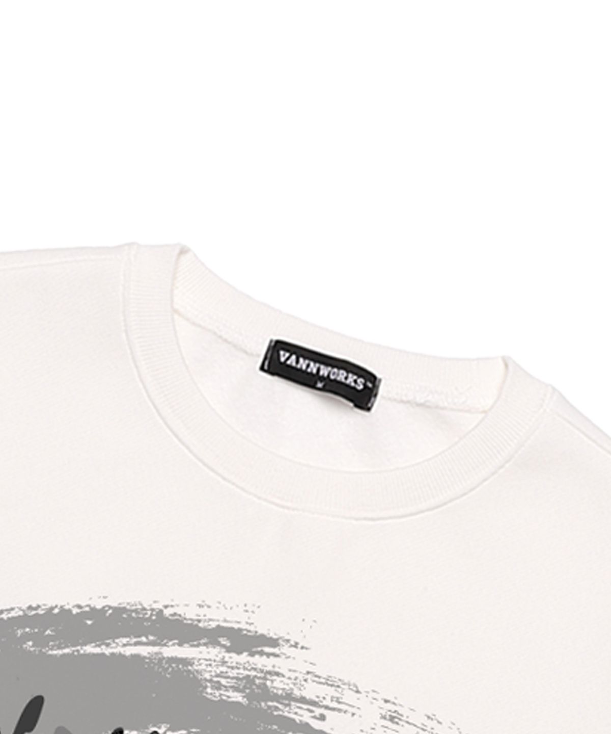 밴웍스(VANNWORKS) DREAM 오버핏 맨투맨  (VLS0118) 화이트