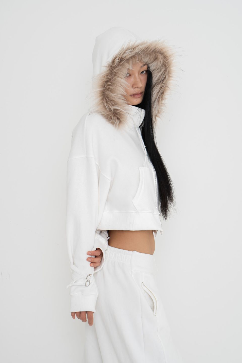 トップス 2000archives Luxury is a Dream Hoodie MUSINSA公式 | 2000ARCHIVES LUXURY IS A DREAM HOODIE ZIP UP (IVORY)