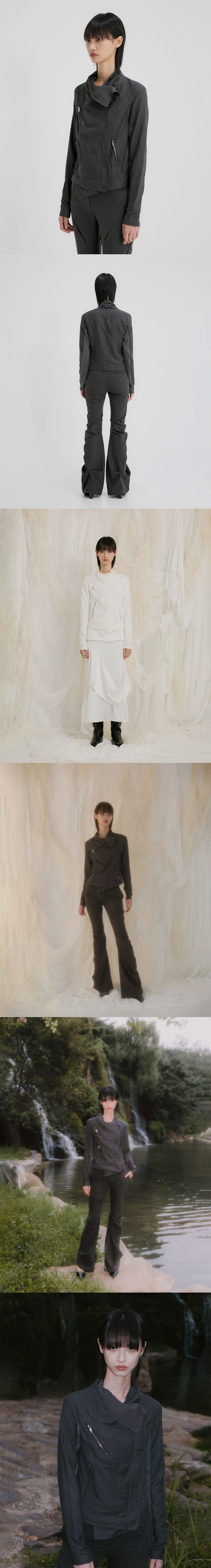 ジャケット・アウター FLAREUP Asymmetrical Biker Jacket FLAREUP Asymmetrical Biker Jacket