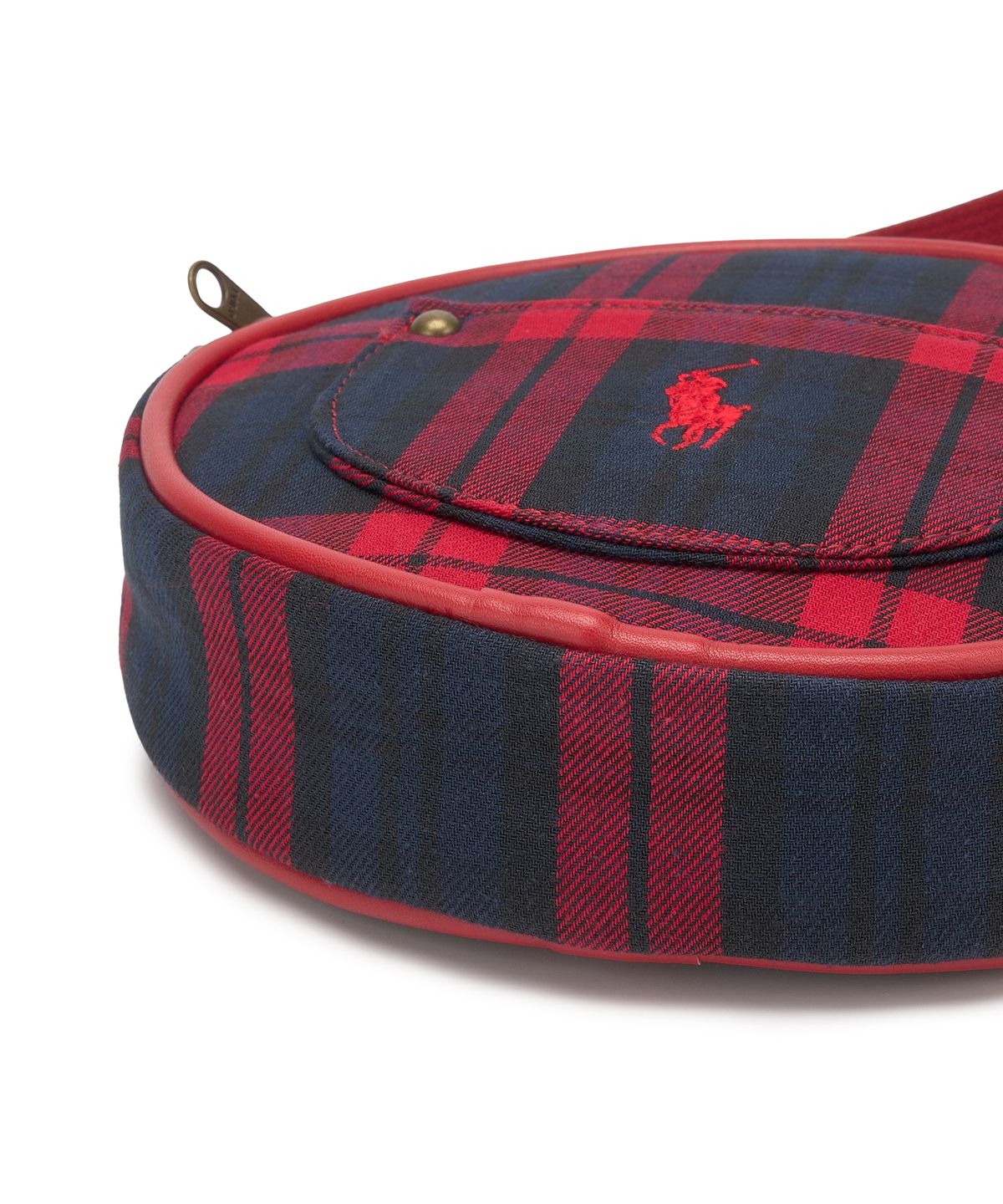 폴로 랄프 로렌 칠드런(POLO RALPH LAUREN CHILDREN) 플래드 라운드 백-레드