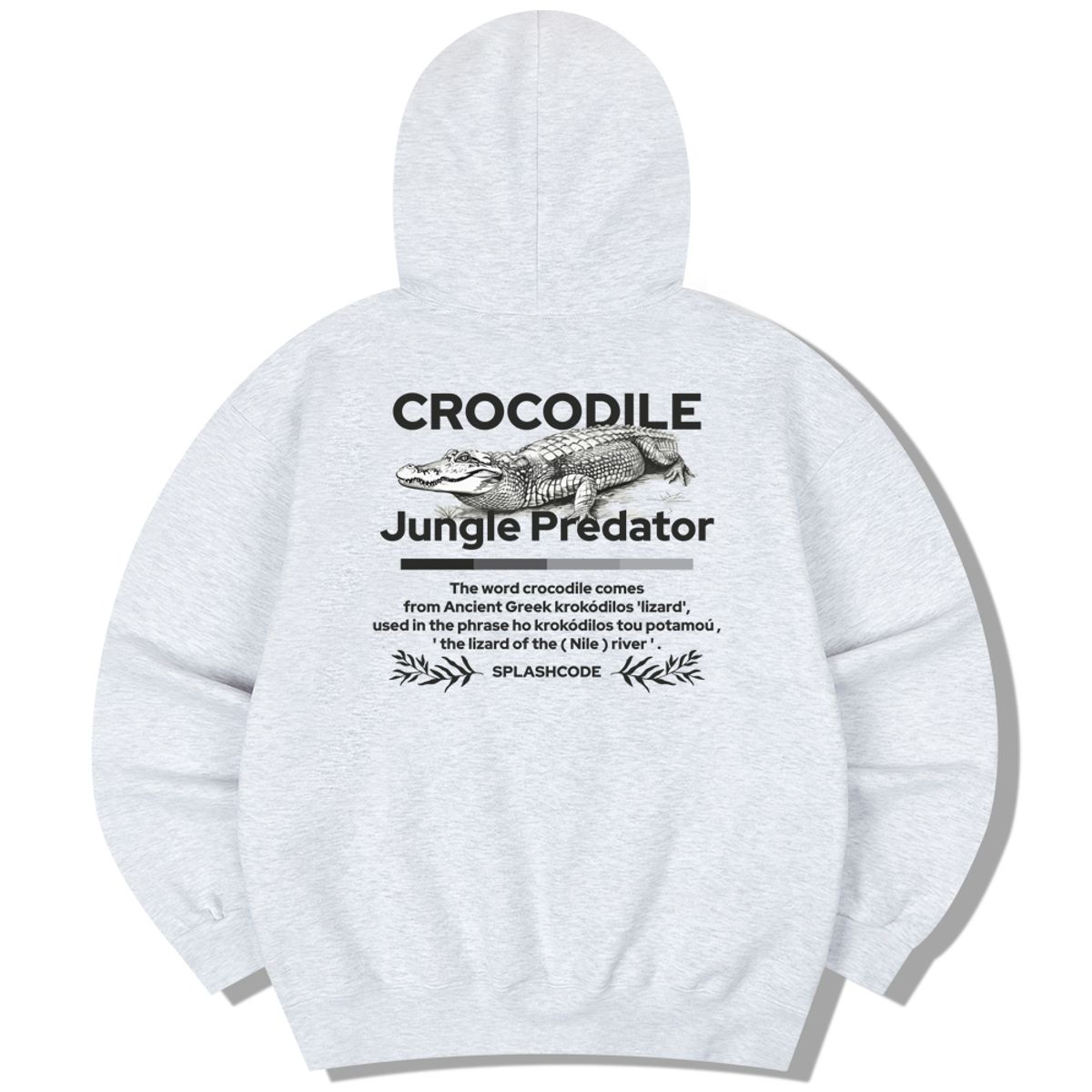 스플래시코드(SPLASHCODE) 후드 티셔츠 - 크로커다일(Jungle Predator)