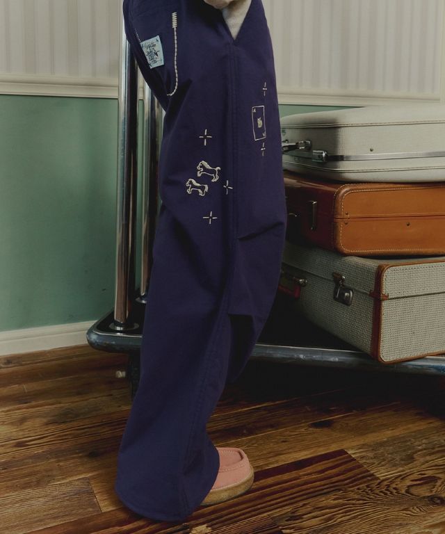 パンツ RONRON DRAWING STITCH PARACHUTE PANTS NAVY NO24DPT4051NV MUSINSA | RONRON DRAWING STITCH PARACHUTE PANTS NAVY