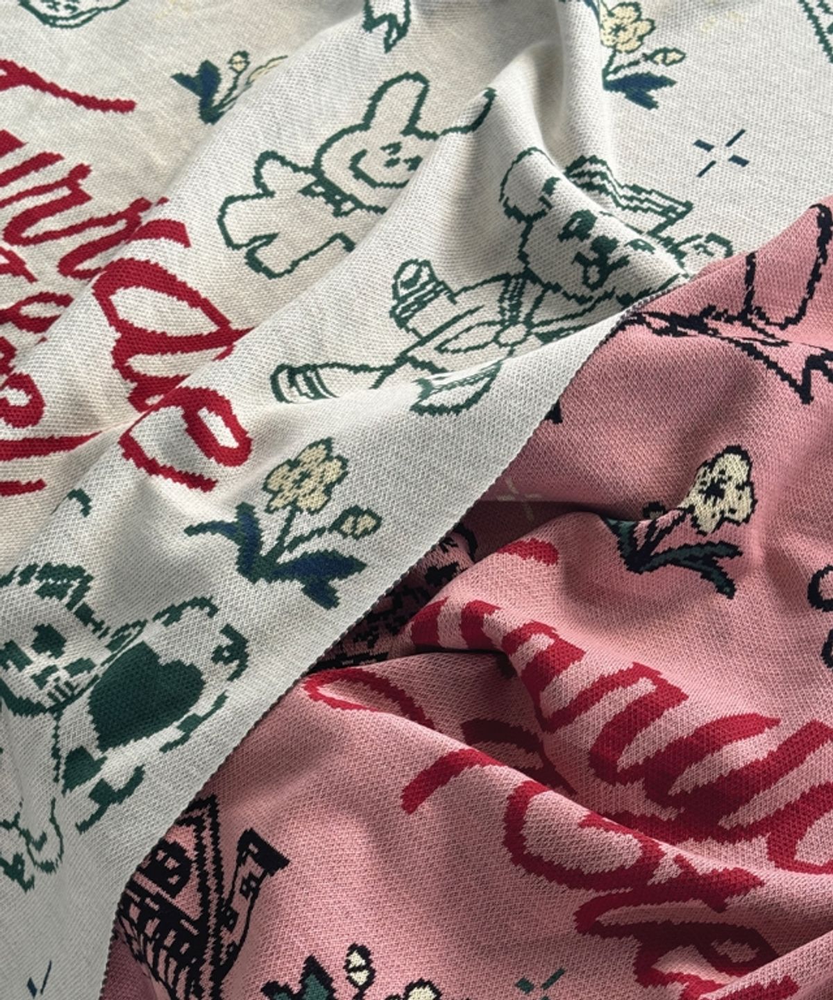 론론(RONRON) FURRYDISE BLANKET IVORY