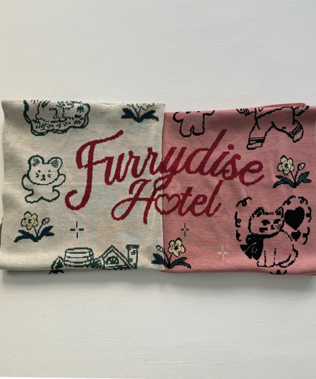 론론(RONRON) FURRYDISE BLANKET IVORY