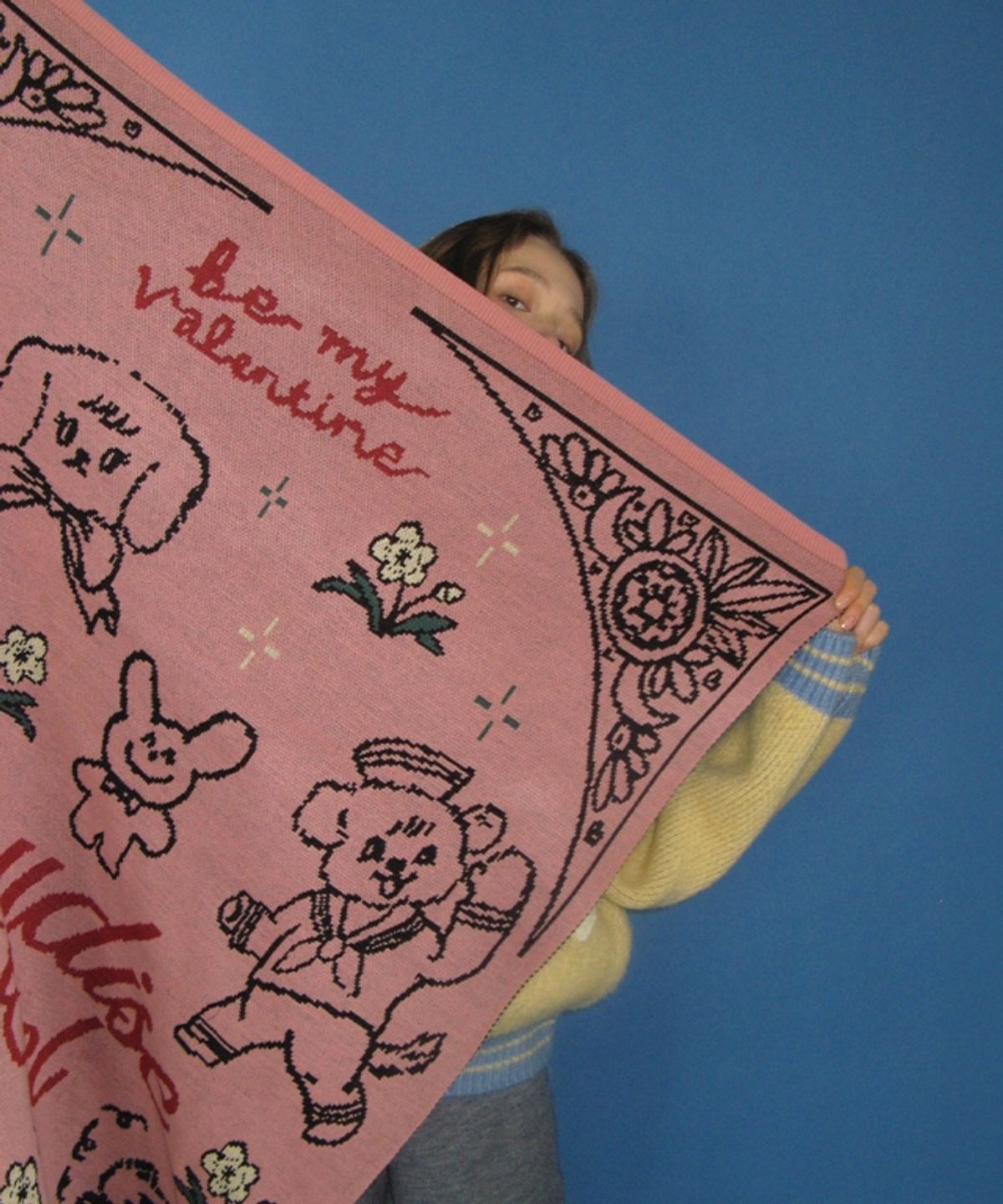 론론(RONRON) FURRYDISE BLANKET PINK